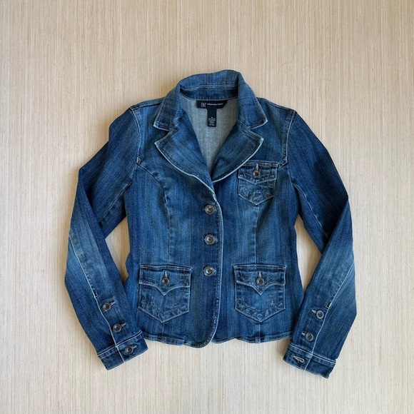International Concepts Denim Jacket - Picture 1 of 10